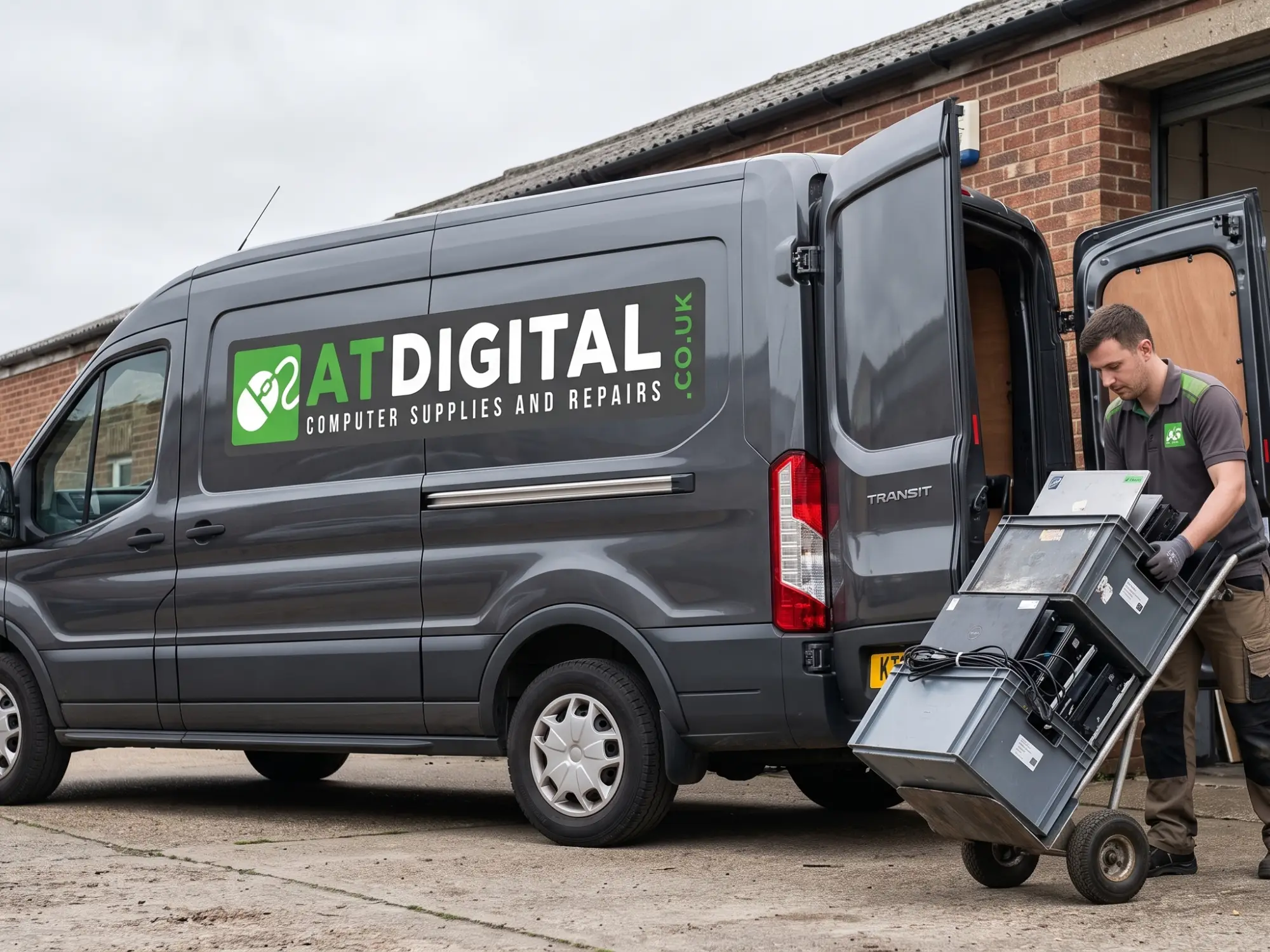 Van loading at the unit